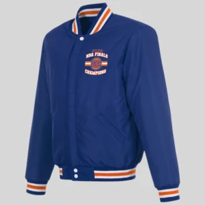 order now New York Knicks 2026 NBA Finals Champions Reversible Varsity Jacket