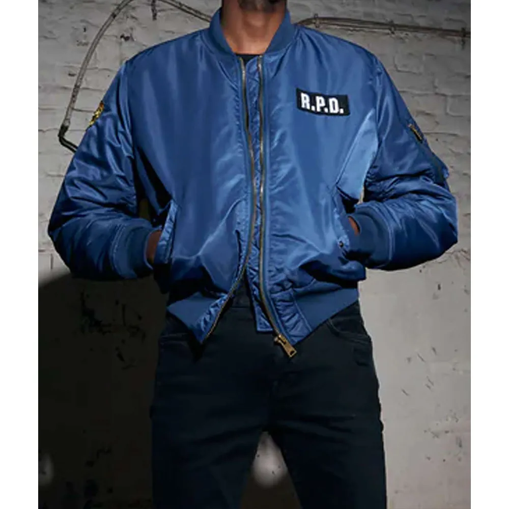 order now RPD Resident Evil 2 Flight Bomber Jacket