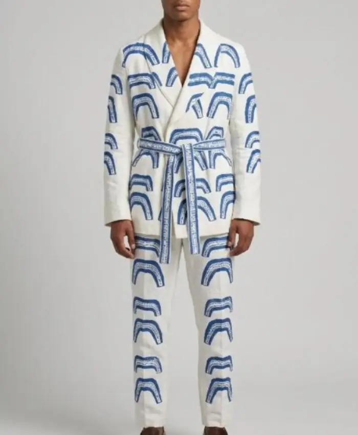 order now Samuel Arnold Emily in Paris S6 Print Belted Suit Set
