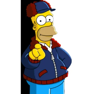 order now The Simpsons Homer Simpson Navy Bomber Jacket