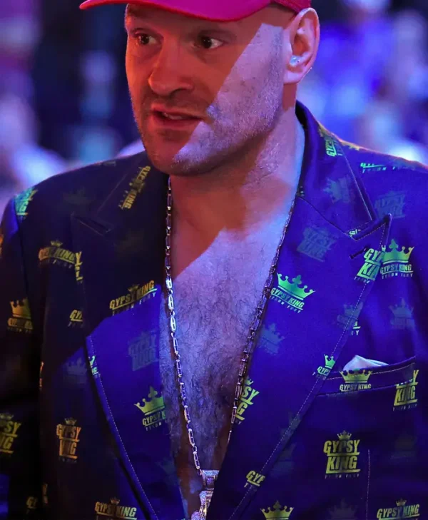 order now Tyson Fury UFC Freedom 250 Yellow Crown Navy Suit