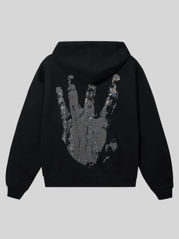 order now Xxxtentacion Kill Bejeweled Crystal Hoodie
