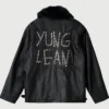 order now Yung Lean World Affairs Leather Jacket