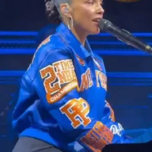 shop Alicia Keys Empire State Of Mind New York Knicks Jacket