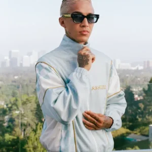 shop Amiri Sport Track Jacket