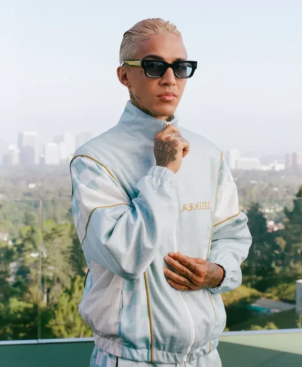 shop Amiri Sport Track Jacket