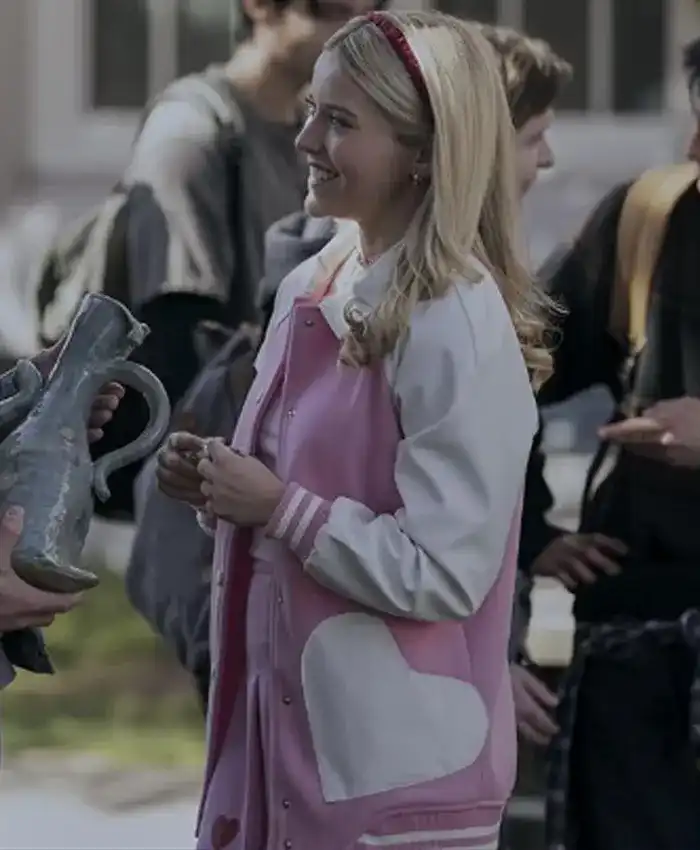 shop Elle S01 Lexi Minetree Varsity Jacket