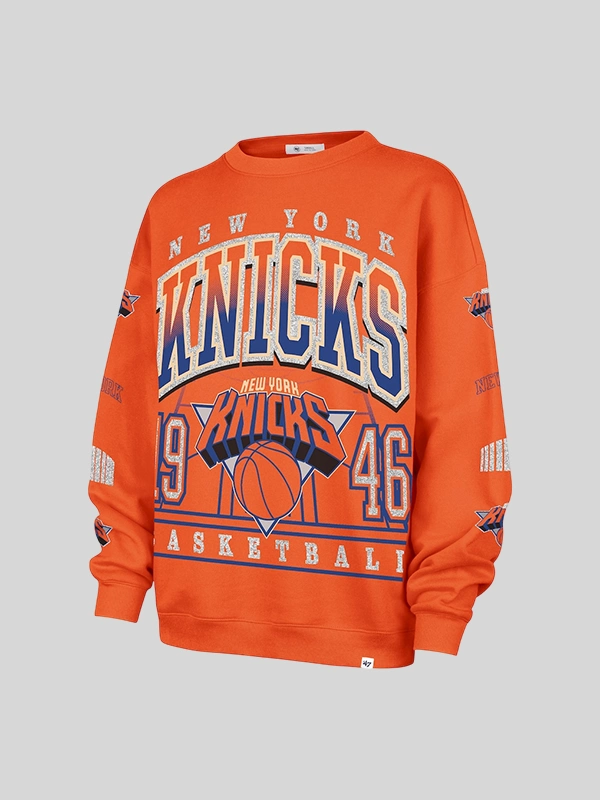 shop New York Knicks ’47 Orange 2025-26 City Edition Go Big Sweatshirt