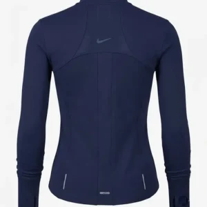 shop Nike One Fitted Women’s Blue Full-Zip Jacket