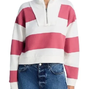shop The Four Seasons Tina Fey Striped Sweatshirt