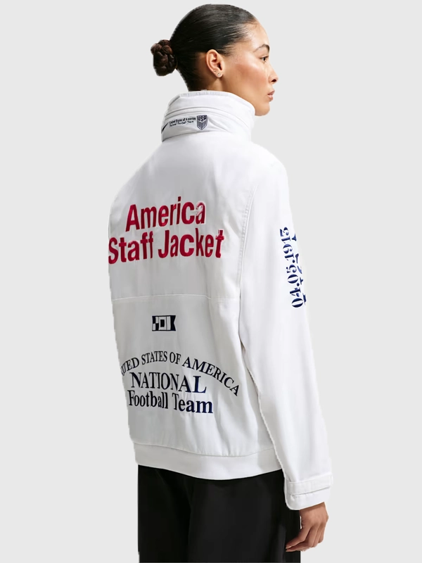 shop USA x VAA Woven Staff Jacket