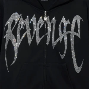 shop Xxxtentacion Kill Bejeweled Crystal Hoodie