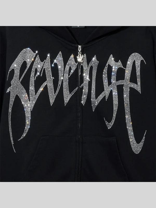 shop Xxxtentacion Kill Bejeweled Crystal Hoodie