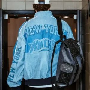 shop now Cam Schlittler Knicks Blue Jacket