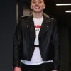 shop now Dallas Wings v Seattle Storm Paige Bueckers Leather Jacket