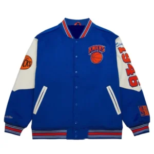 shop now Egypt Dean Knicks Victory Parade 2026 Varsity Jacket