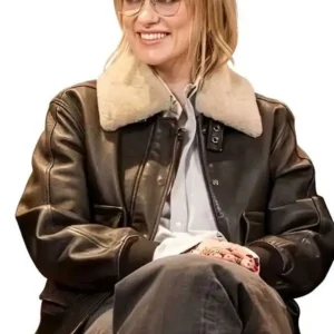 shop now I Want Your Sex Olivia Wilde Black Leather Jacket