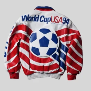 shop now Jeff Hamilton USA World Cup Leather Jacket