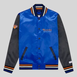 shop now Jeremy Lin NBA Finals Game 3 Blue Varsity Jacket