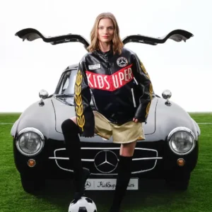 shop now KidSuper x Mercedes-Benz SS27 Black Racer Jacket