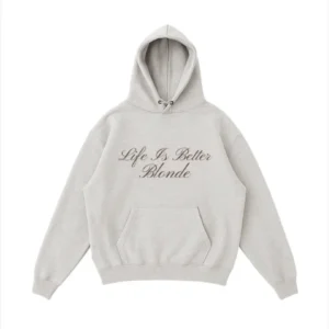 shop now Life Is Better Blonde Hoodie