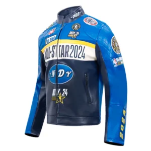 shop now Lil Wayne NBA All-Star 2024 Leather Jacket