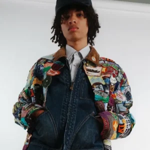 shop now Louis Vuitton SS27 Pharrell Williams Patches Jacket