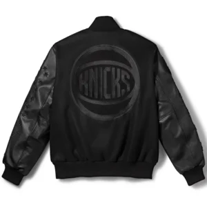 shop now New York Knicks Nike Black 2026 NBA Champions Jacket