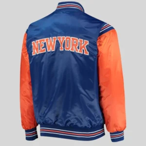 shop now New York Knicks Starter Enforcer Varsity Jacket