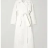 shop now Office Romance 2026 Jennifer Lopez White Trench Coat
