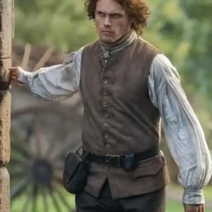 shop now Outlander S08 Jamie Fraser Brown Vest