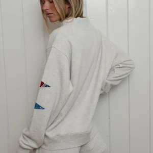 shop now Parke Flagship Mockneck Sweatshirt For Sale
