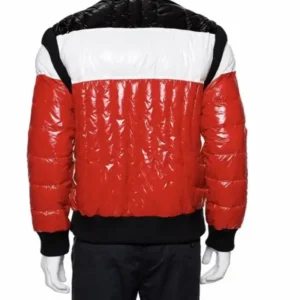 shop now Playboi Carti Balmain Tricolor Quilted Puffer Jacket