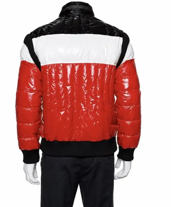 shop now Playboi Carti Balmain Tricolor Quilted Puffer Jacket