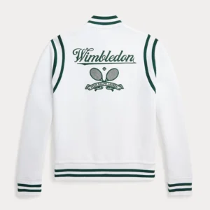 shop now Polo Ralph Lauren Wimbledon Double-Knit Baseball Jacket