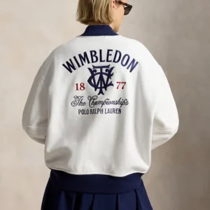 shop now Polo Ralph Lauren Wimbledon White Double-Knit Jacket