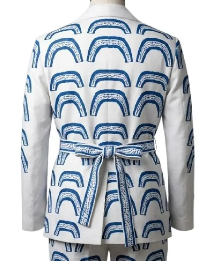 shop now Samuel Arnold Emily in Paris S6 Print Belted Suit Set