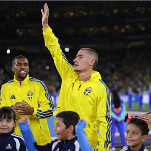 sweden home football jacket