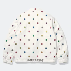 white Supreme x Spitfire White Work Jacket
