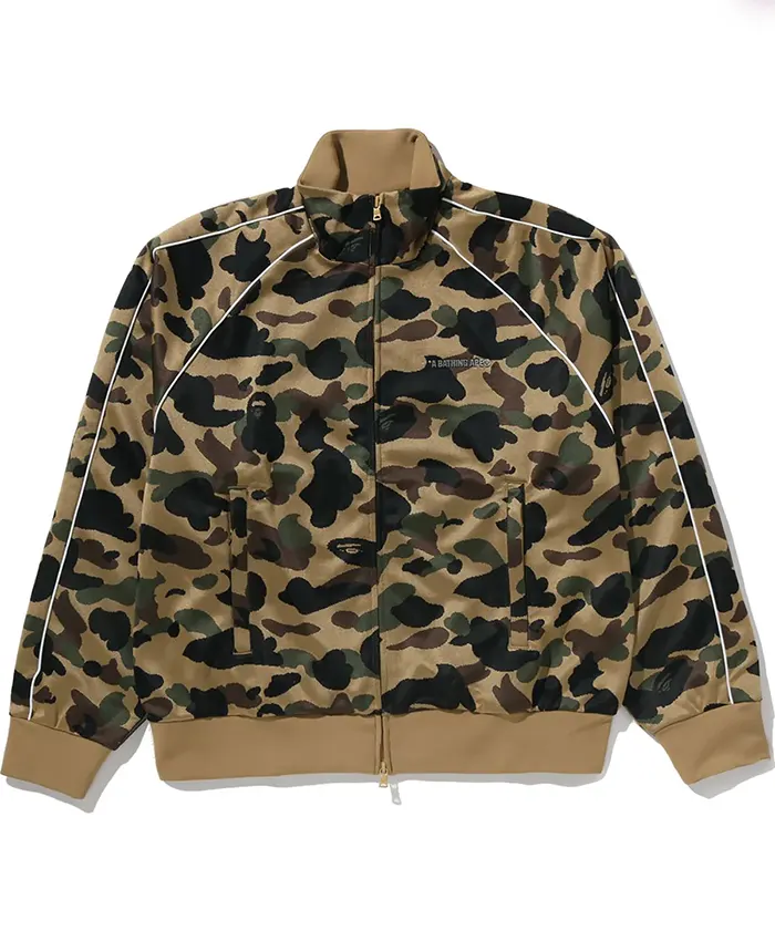 1st Camo Logo Relaxed Fit Track Jacket