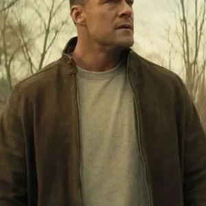 2024brown suede jacket men