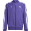 2025 adidas Real Madrid Terrace Icon Purple Track Jacket