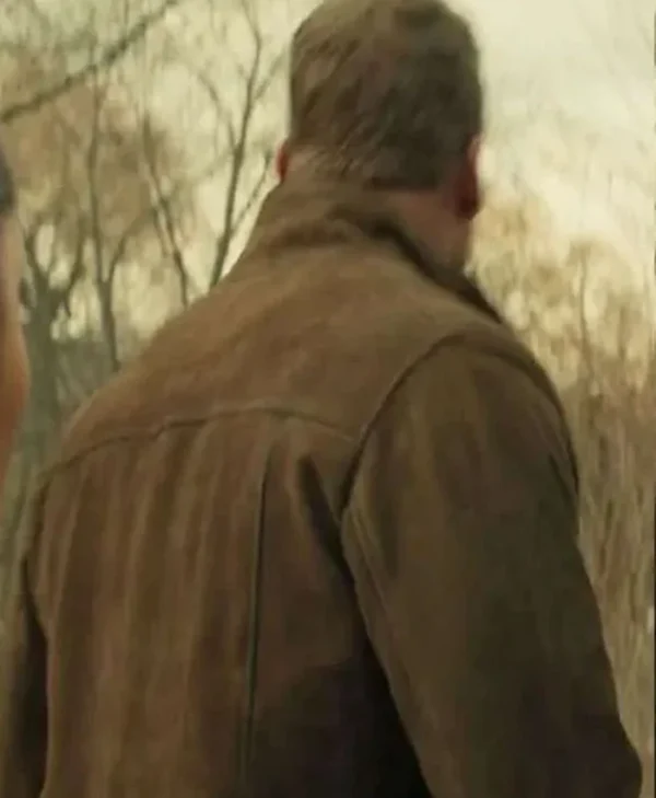 2025Alan Ritchson suede leather jacket