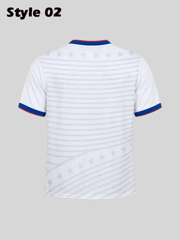 2026 Brad Pitt USA White Jersey