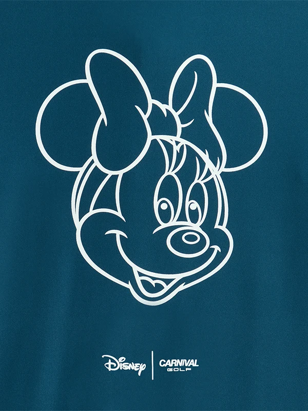 2026 Carnival Golf x Disney Minnie Doodle Polo Shirt