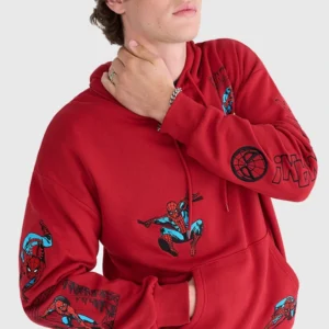 2026 Marvel Aéropostale Spider-Man Comic Boxy Hoodie