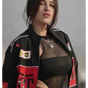 2026 Zyrox Black F1 Racing Streetwear Jacket