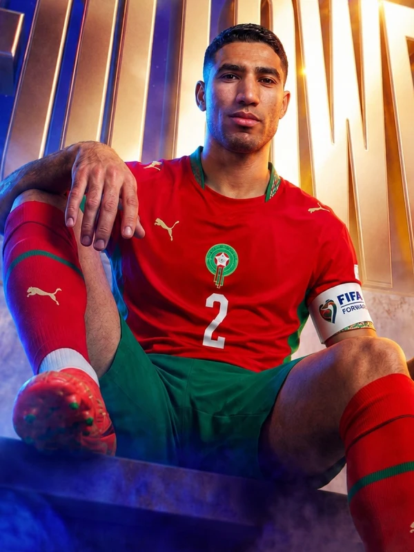 Achraf Hakimi Morocco Jersey style 2