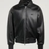 Adidas Premium Essentials Leather Bomber Jacket