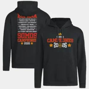 Adidas Spain 2026 FIFA World Cup Champions Somos Campeones Hoodie
